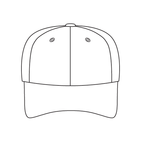 Customized curved brim hat