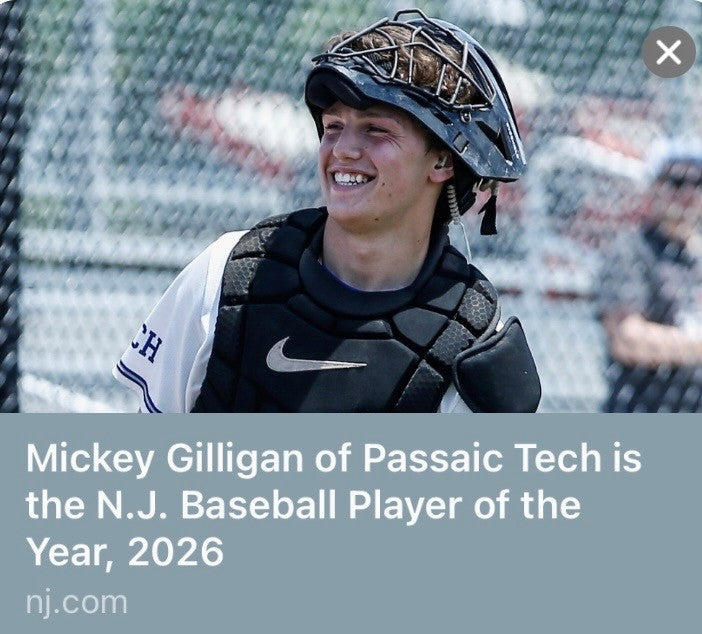 Akadema Endorser Mickey Gilligan Named New Jersey Player of the Year