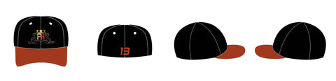 Customized curved brim hat