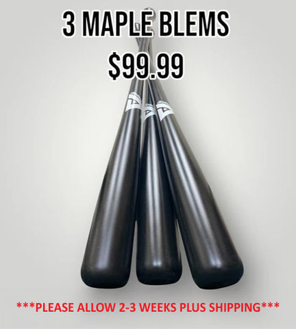 Maple Blem Three Bat bundle