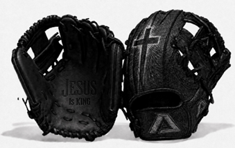 Jesus Is King (Black & White Semi-Custom Glove) - (Special)