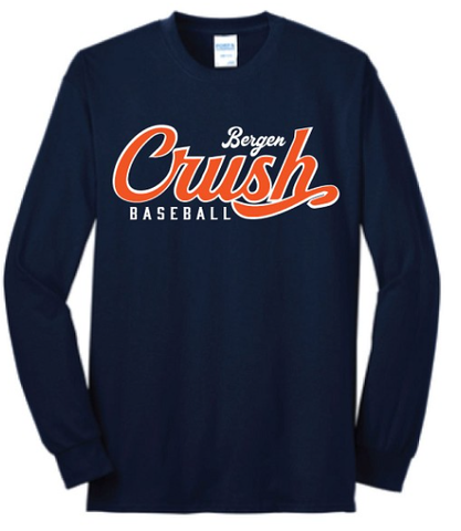 Crush Navy Long Sleeve T-Shirt