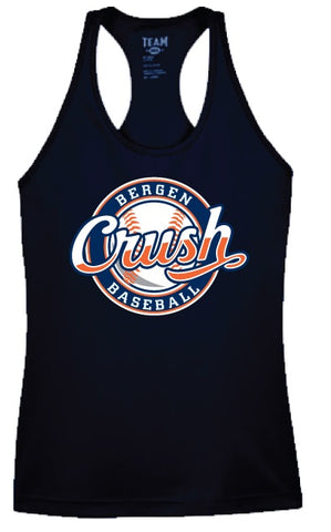 Crush Womens Softball Navy Tank Top