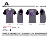 So Cal Reapers Grey or White Full Button Jersey Tops