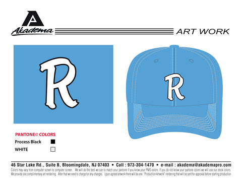 Rangers Columbia Blue Hat