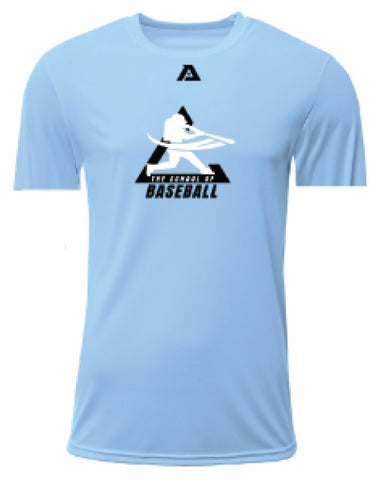 School of Baseball BP shirt (Columbia blue)