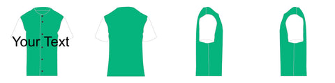 Customized full button jersey