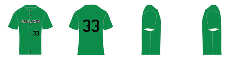 Customized full button jersey