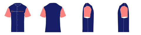 Customized full button jersey