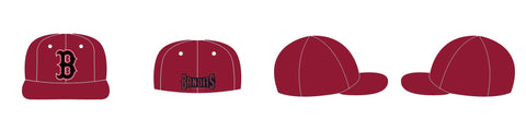 Customized flat brim hat