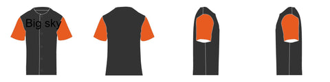 Customized full button jersey