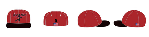 Customized flat brim hat