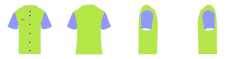 Customized full button jersey
